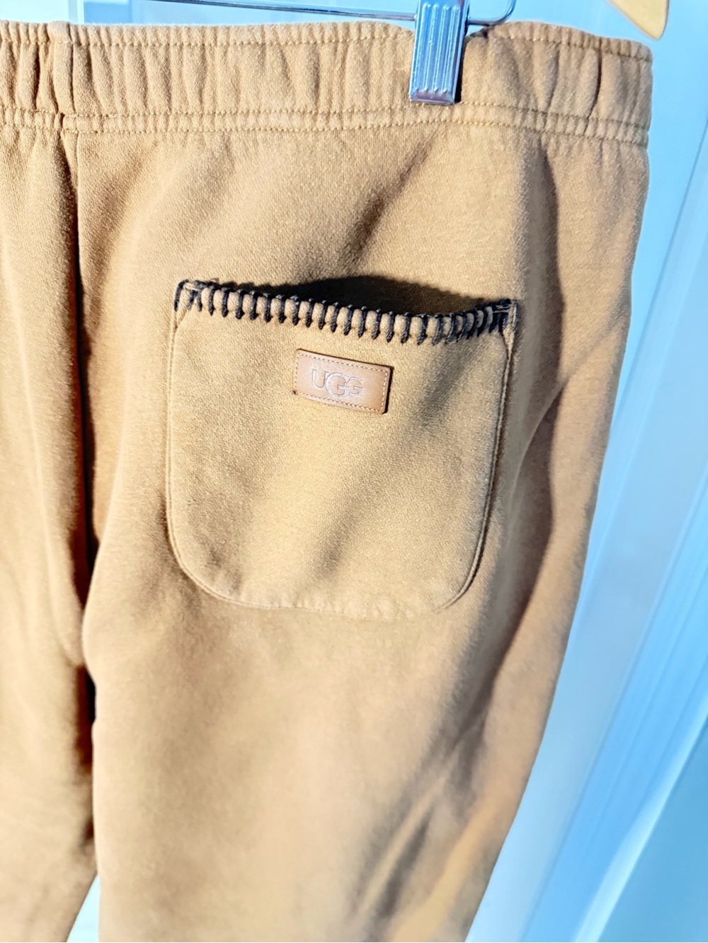 UGG Men's Camel/Tan Fleece Jogger Pants